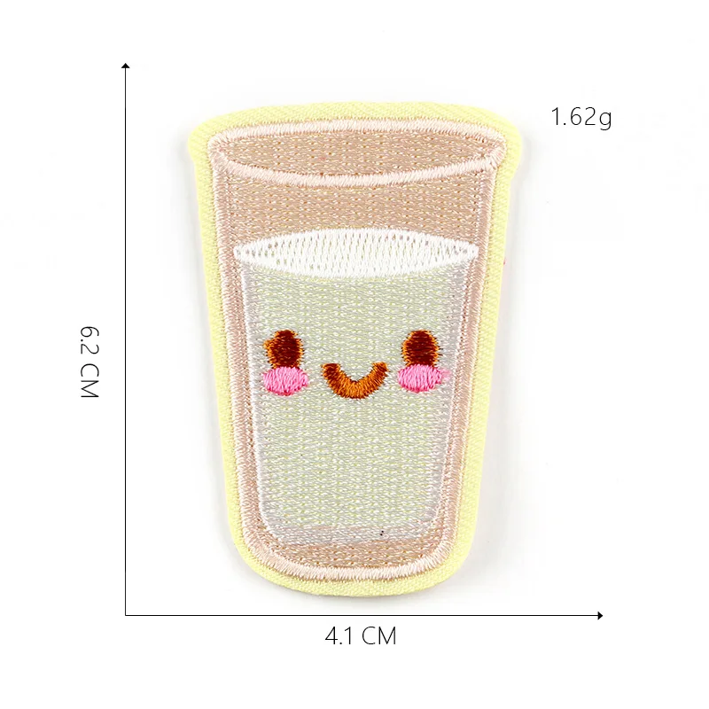 1-PCS-K-4 Cola Напиток патчи для одежды DIY полосы железа на молоке аппликации термо одежда наклейки Кокосовая вышивка значки@ G - Цвет: 1-PCS-K-4