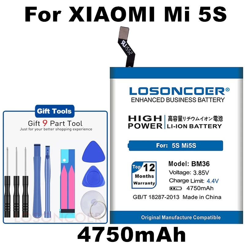 4850 мА/ч, BM36 BM37 BM38 BM39 BM35 для спортивной камеры Xiao mi 4C mi 4C mi 4C Батарея MIUI M6 mi 6 mi 6 5S mi 5S mi 4S mi 4S M4S mi 5S плюс Батарея