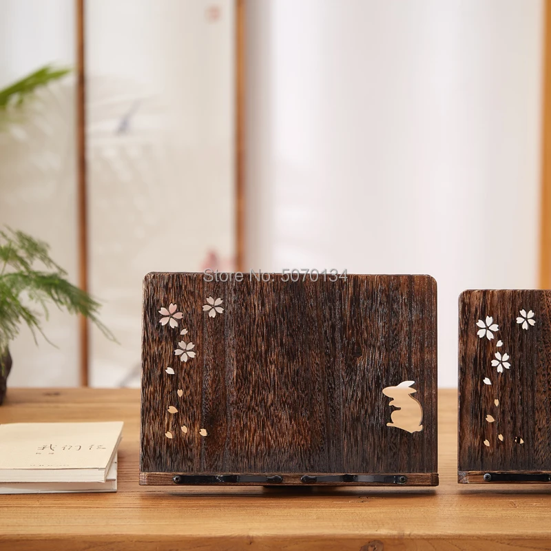 Регулируемая деревянная подставка для книг Складная Настольная чтения