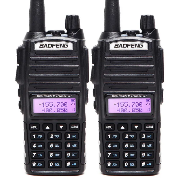 Портативная рация Baofeng UV-82 5W UV 822 PTT Двухдиапазонная VHF/UHF 136-174/400-480 МГц UV82 CB