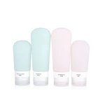 60 мл89 мл силиконовые бутылки многоразового использования набор Портативный Открытый Дорожный шампунь посылка гель лосьон косметических флаконов с присоской
