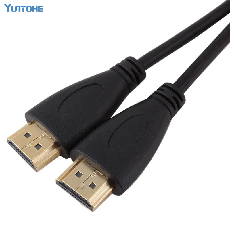 Позолоченный кабель HDMI версии 1 4 штекер-штекер цифровой аудио видео монитор 0 5 м/1