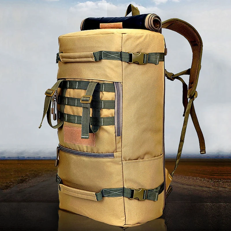 

50L Camping Backpack Sports Hike Bags Mountaineering Bag Men'S Hiking Rucksack Travel Backpack
