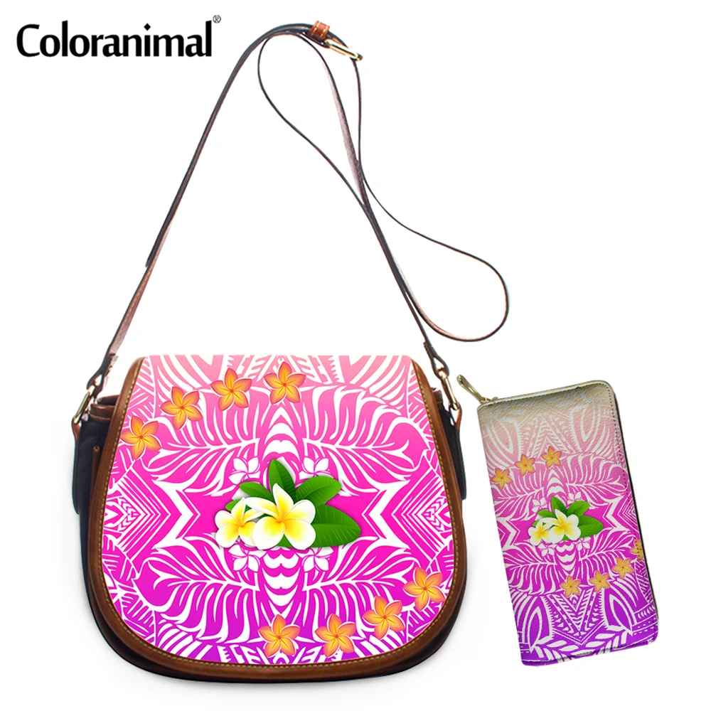 Coloranimal Новая мода для женщин 2 шт./компл. сумки и через плечо Чехол-бумажник в