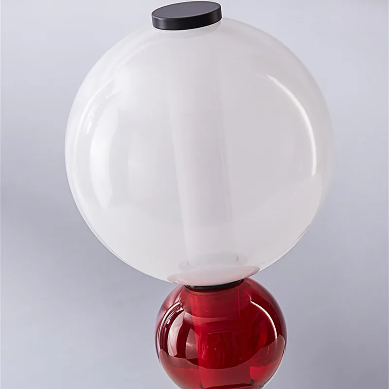 Настольная лампа с гальками в скандинавском стиле роскошный цветной