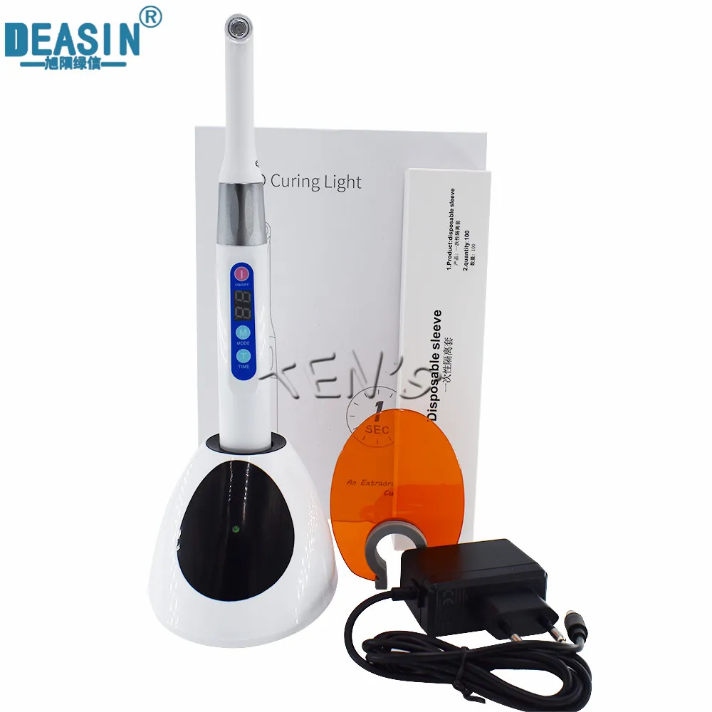 New Dental One Second LED Cordless Curing Light Lamp Plus Model White Color Dentistry Hight Quality Teeth whitening