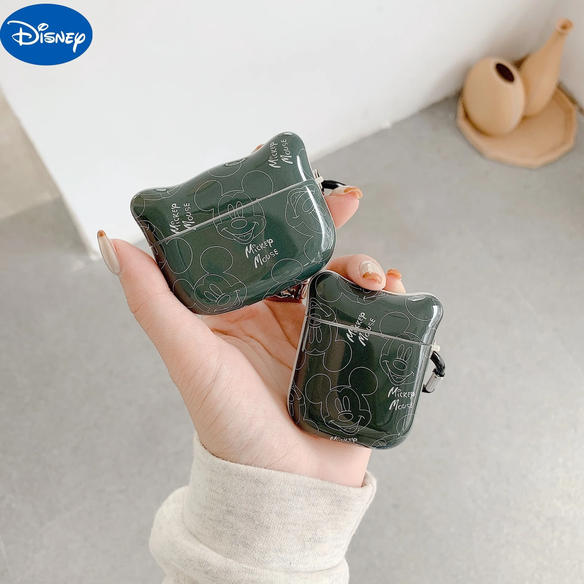 

Disney Mickey Bluetooth headset protective shell for AirPods pro shell for AirPods1/2 wireless headset protective cover