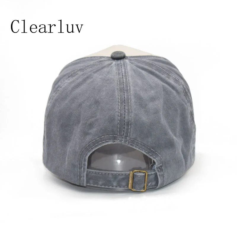 Высококачественная однотонная бейсбольная Кепка из промытого хлопка