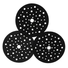 6 дюймов, 150 мм, 53 отверстия, крючок и петля, защитный диск, абразивные электроинструменты (комплект из 3 шт.)