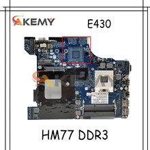Akemy QILE1 LA-8131P For Lenovo Thinkpad E430 E430C Laptop Motherboard FRU 04W4018 04Y1168 PGA989 HM77 DDR3 100% Test Work