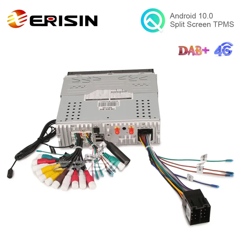 Erisin ES5188U 7 &quotAndroid 10 0 автомобильный стерео DVD GPS WiFi TPMS DVR DTV BT OBD2 DAB + CarPlay 4G | Автомобили
