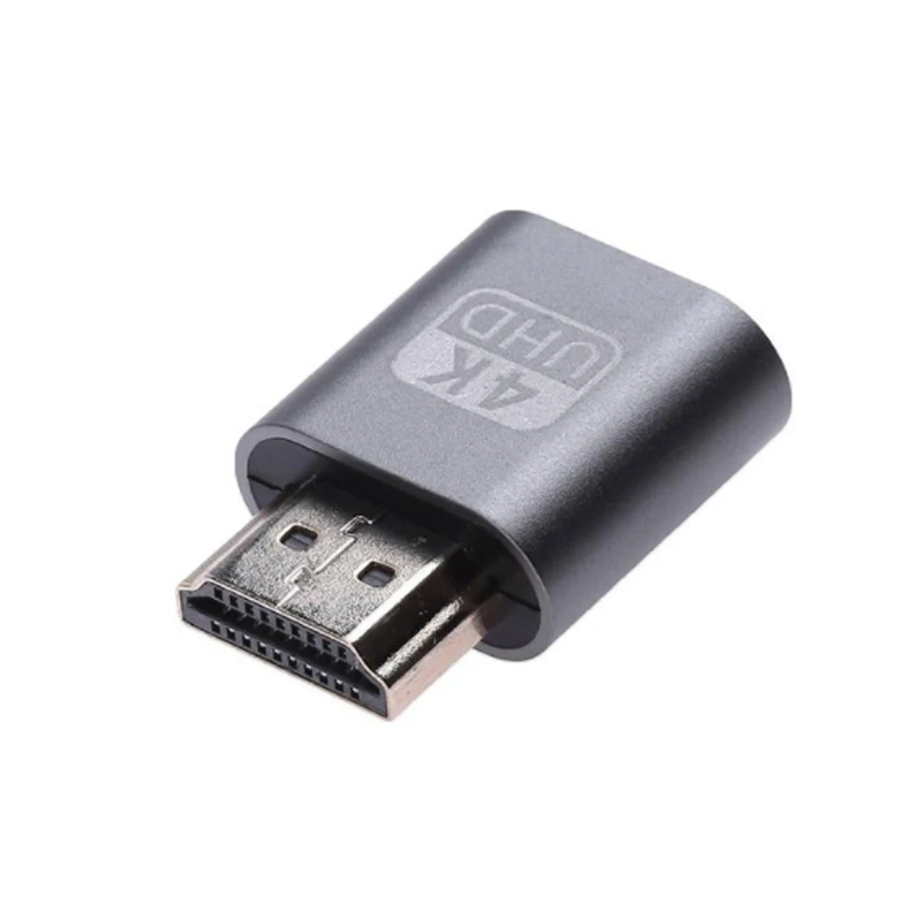Адаптер Виртуального дисплея совместимый с HDMI 1 4 DDC EDID фиксатор вилки графическая