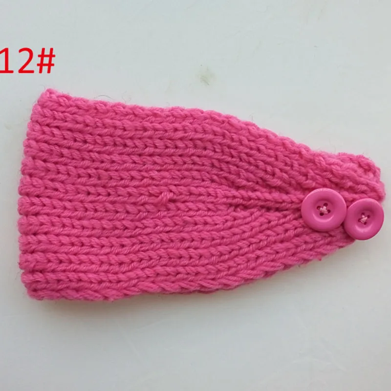 Оптовая продажа женская модная теплая шерстяная повязка вязаная крючком на