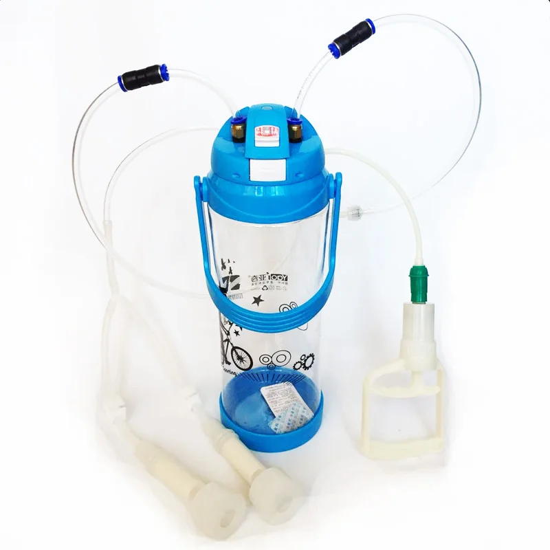 Ручная Доильная машина 3 л портативный пластиковый вакуумный насос с двойной