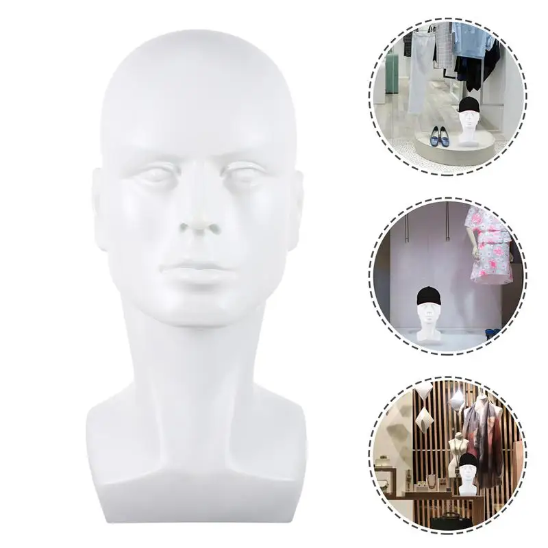 

1pc Bald Mannequin Heads Practical Head Models Durable Art Mannequin Heads