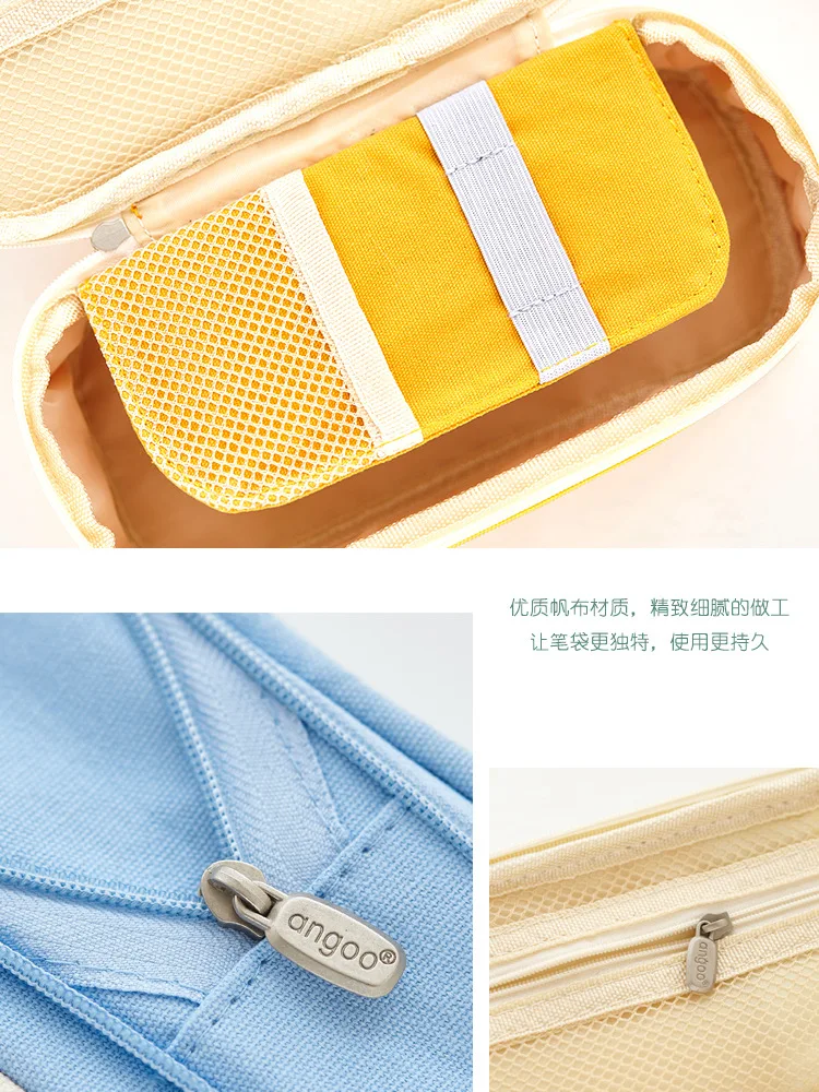 Простой искусственный чехол для карандаша/чехол карандаша большой емкости