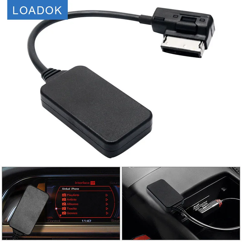 Автомобильный аудиокабель адаптер Bluetooth 5 0 AUX для Audi VW AMI MDI MMI Q5 A5 A7 R7 S5 Q7 A6L A8L A4L