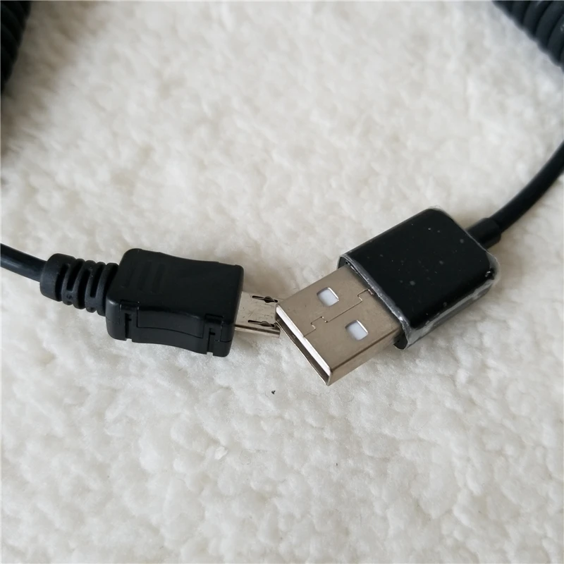 10 шт./лот Micro USB папа в ЗАО мужской адаптер Весна данных удлинитель зарядное
