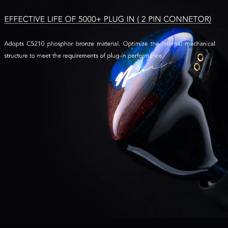KINERA Nan·na Flagship SONION Dual Electrostatic+BA+Dynamic Hybrid 4 Driver Units HiFi In Ear Earphones 0.78mm 2Pin Cable IEM |