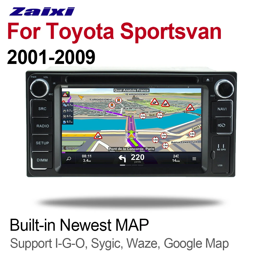 Аксессуары для Toyota Sportsvan 2001 2009 Автомобильный мультимедийный DVD плеер на Android GPS