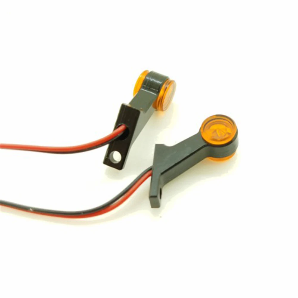 

2 шт. ультра яркий светодиодный светильник для автомобиля для 1/14 Tamiya Scania 56360 Man RC Truck Trailer Запчасти для трактора аксессуары