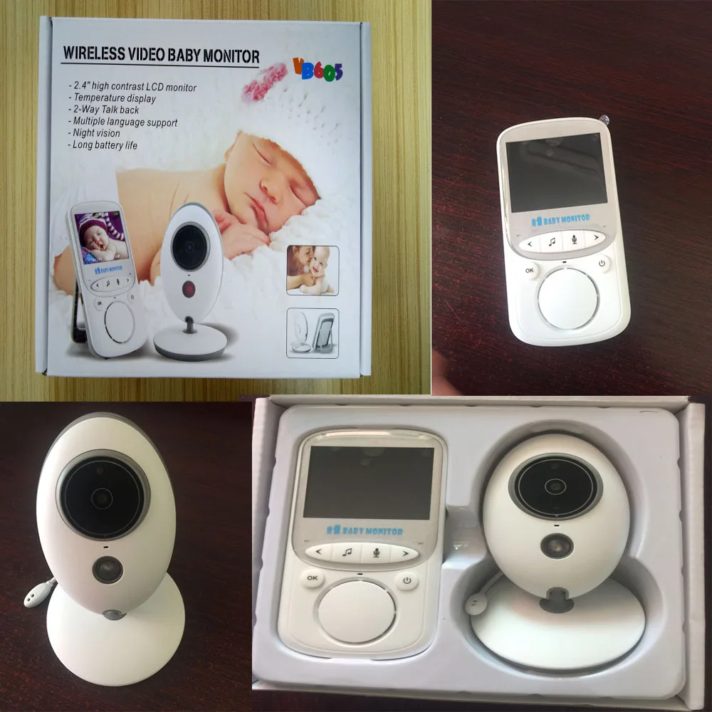 

2.4 inch Wireless Video Baby Monitor Color Camera intercom Night Vision Temperature Monitoring babysitter nanny