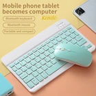 Цветная клавиатура с русской и испанской раскладкой, мышь для планшетов Samsung Android, для iPad 9,7 10,5, для планшетов samsung, Bluetooth мышь, клавиатура