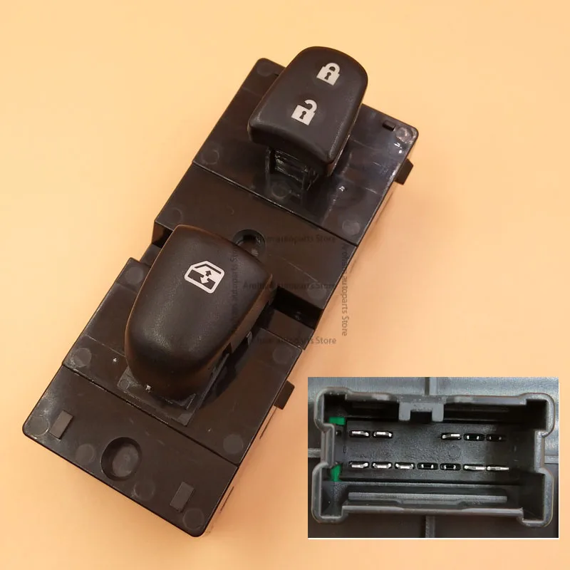 7 светодиодных оранжевых ламп автоматический выключатель окна питания для Nissan