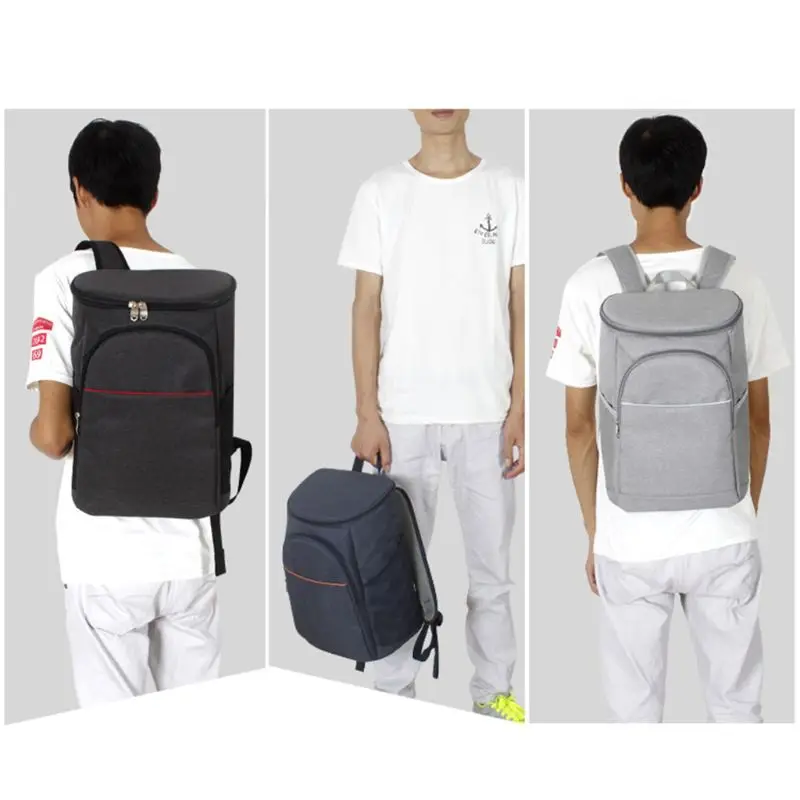 18l insulated cooling backpack picnic camping hiking beach park ice cooler bag lunch rucksack m68c free global shipping