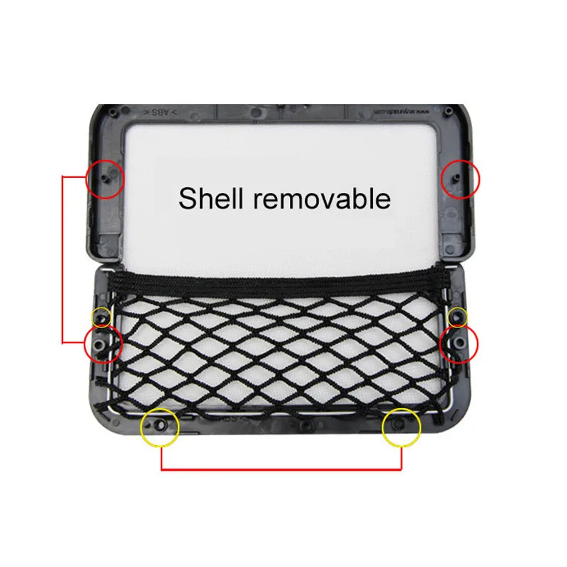 Универсальная Сетчатая Сумка для хранения на сиденье автомобиля эластичный