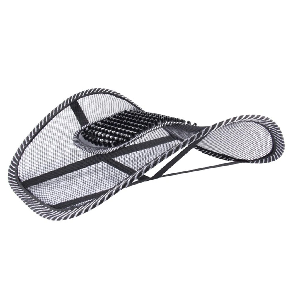 Дышащая Автомобильная поддерживающая спинка массажная поддержка для поясницы