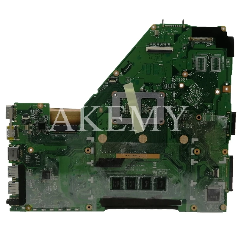X550LA материнская плата I5-4210U/4200U CPU 4 Гб RAM(LVDS) для ASUS A550L X550LD R510L X550LC X550L Материнская
