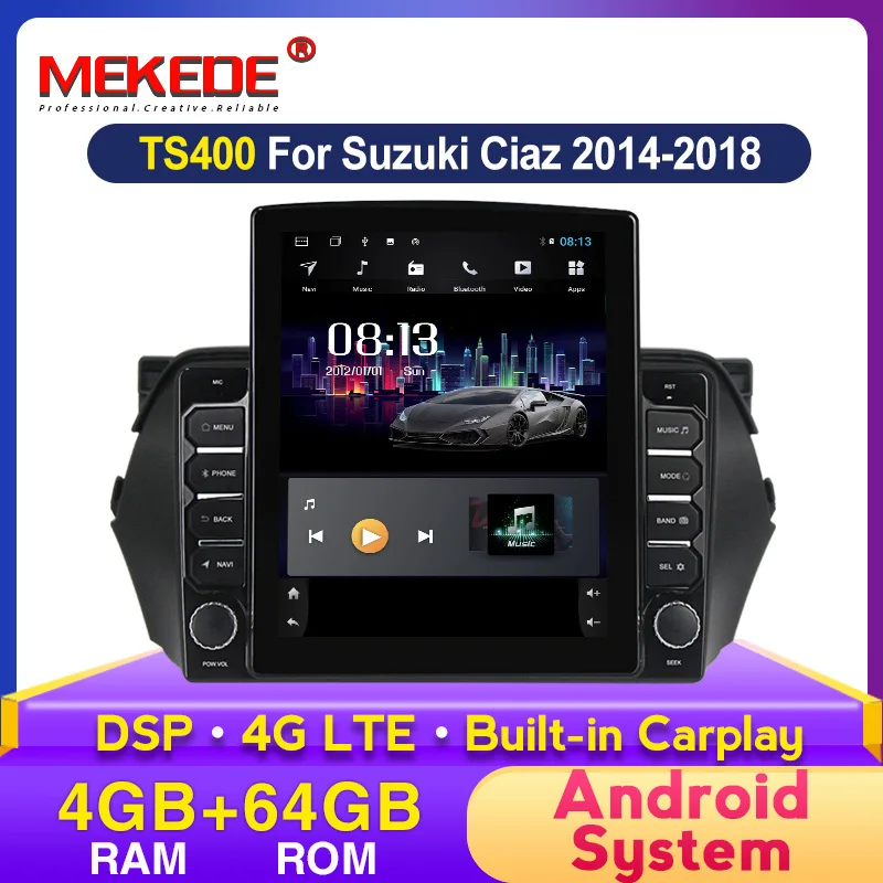 MEKEDE 4G LTE 2.5D 9 7 &quotTesla Screen Android Car Stereo for Suzuki Ciaz 2014-2018 Radio мультимедийный плеер GPS Navi Carplay