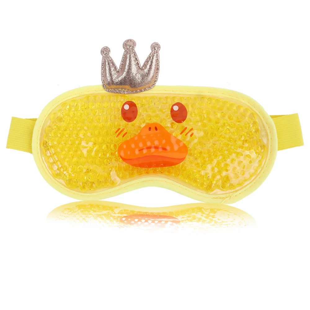 Маска для глаз многоразовая с шариками и охлаждением успокаивающая маска