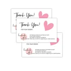 Визитка великолепное спасибо, 30 цветов, ручная работа с любовью