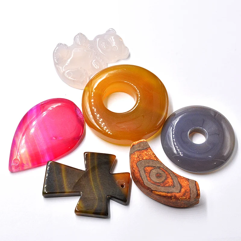 FLTMRH Молитва Мала тибетская мистическая агата дзи 2 бусины с зелеными глазами DIY