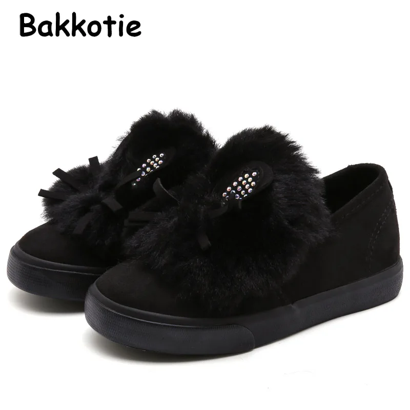 Bakkotie 2019 Детские зимние штаны детские Стразы теплая обувь Брендовая без шнуровки