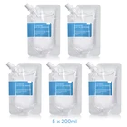 5 шт. 200 мл прозрачный блеск для губ основа гель блеск для губ Сделай Сам жидкая Увлажняющая помада блеск масло делая материал веган оптовая продажа