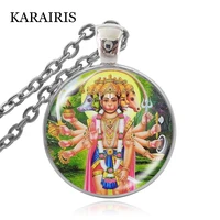 karairis new craft hindu art lord hanuman indian necklaces mystic healing therapy hinduism necklace pendant handmade jewelry