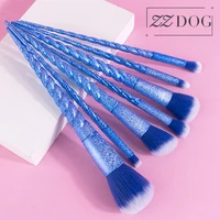 zzdog 7pcs makeup brushes set professional soft cosmetic beauty tools for make up powder eyeshadow blush highlight compensate