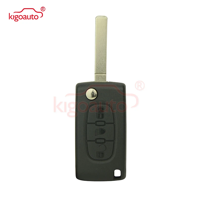 CE0536 флип дистанционный ключ 3 кнопки VA2 434 МГц для peugeot 307 Citroen C4