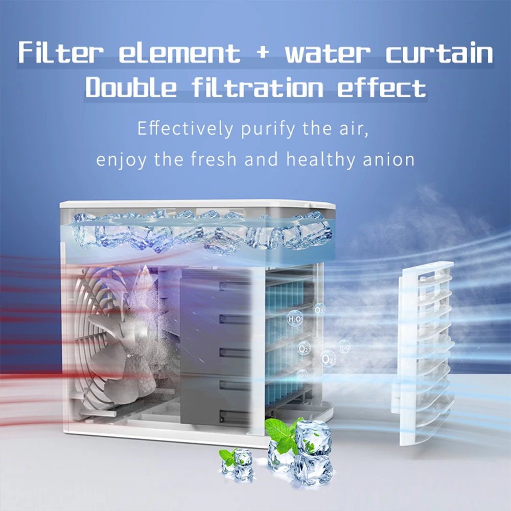 Портативный воздушный охладитель ультра испарительный Кондиционер увлажнитель