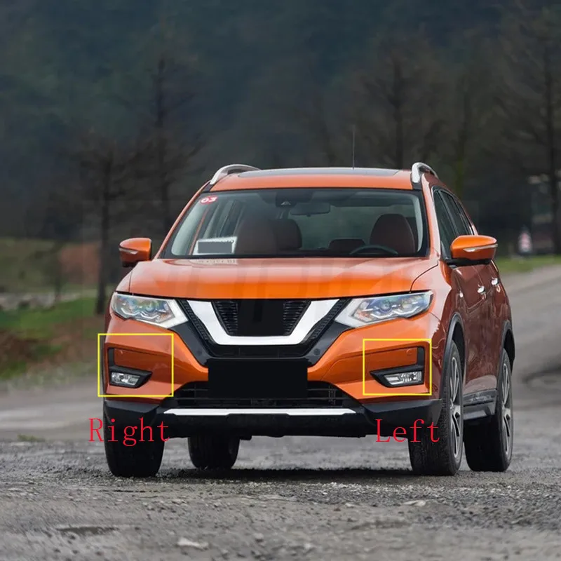 

Hoping Left Right Front Bumper Fog Light Fog Lamp Cover Shell For Nissan X-trail 2017 2018 2019 Replacement Fog Lamp Hood