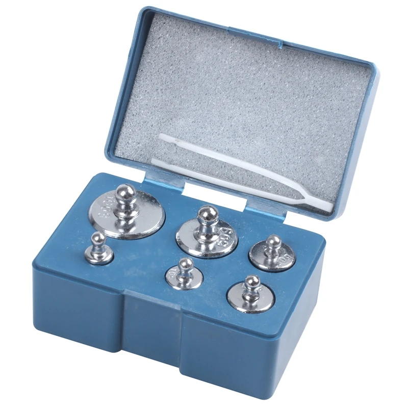 

6Pcs 100g 50g 2x20g 10g 5g Grams Precision Calibration Weight Digital Scale Set