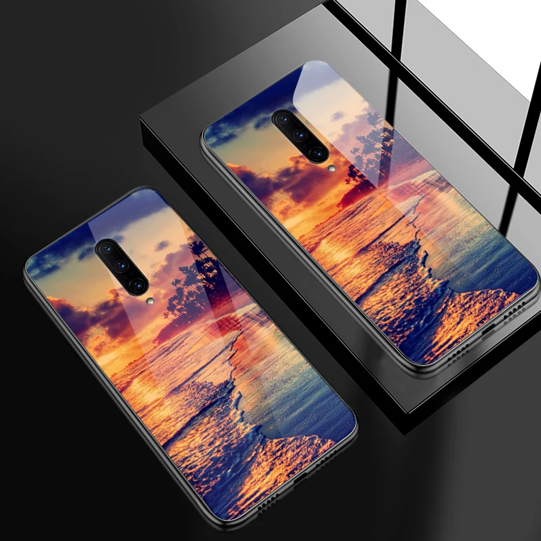 H119 Чехол из закаленного стекла для Samsung Galaxy S8 S9 S10 Plus, чехол для телефона OnePlus 3 3T 5 5T 6 6T 7 7 Pro, ударопрочный жесткий чехол из ТПУ - Цвет: H119