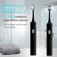 teeth whitening toothbrush electric couple suit sonic sterilization waterproof soft fur wireless charging automatic disinfection