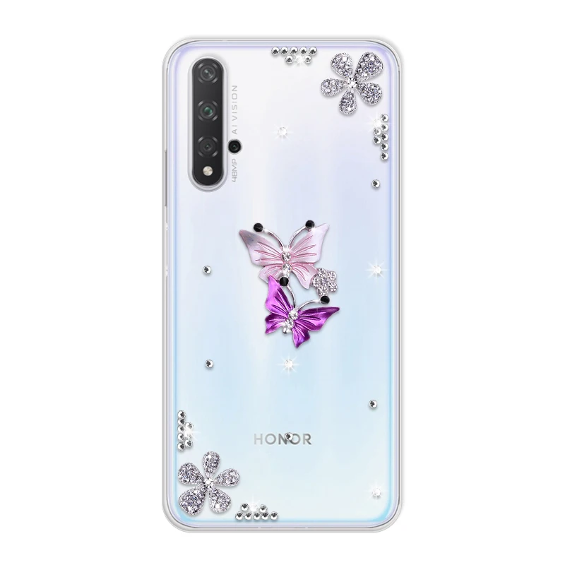 

For Huawei Honor 20 Case Shiny Diamond Silicone Soft TPU Phone Case Fundas For Huawei Nova 5T 5 T Honor 20 Honor20 Cases Cover