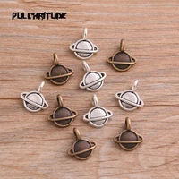 pulchritude 40pcs 1213mm two color mini earth charms retro nature pendant for jewelry making diy handmade jewelry