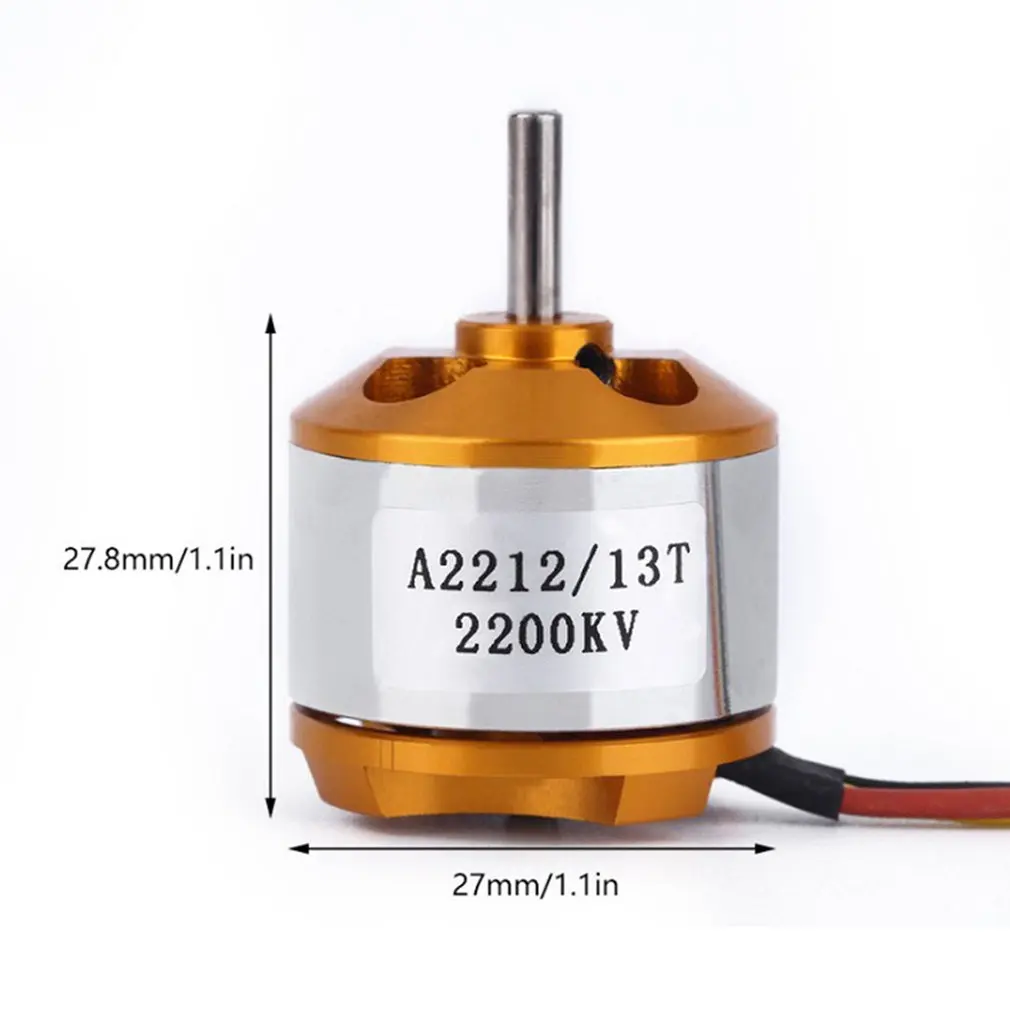 

High Efficiency A2212 Brushless Motor Coated With Banana Head Airplane Model Airplane Accessories Spare Parts