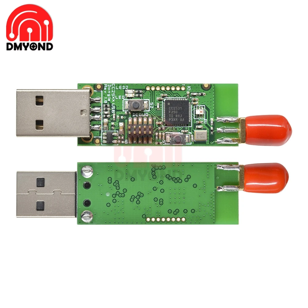 Беспроводная плата Zigbee USB CC2531 CC2540 Bluetooth 4 0 протокол Sniffer анализатор Packet Protocol